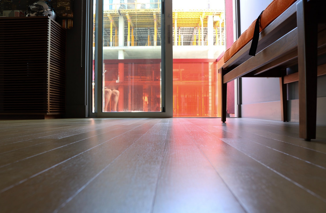 shiny floor